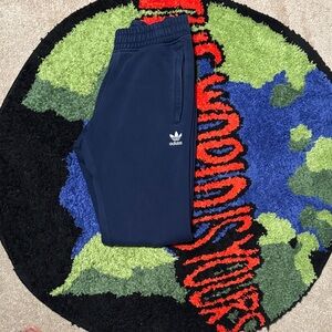 adidas Navy Blue Kids Sweatpants with Trefoil Logo